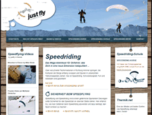 Tablet Screenshot of justfly-speedriding.de